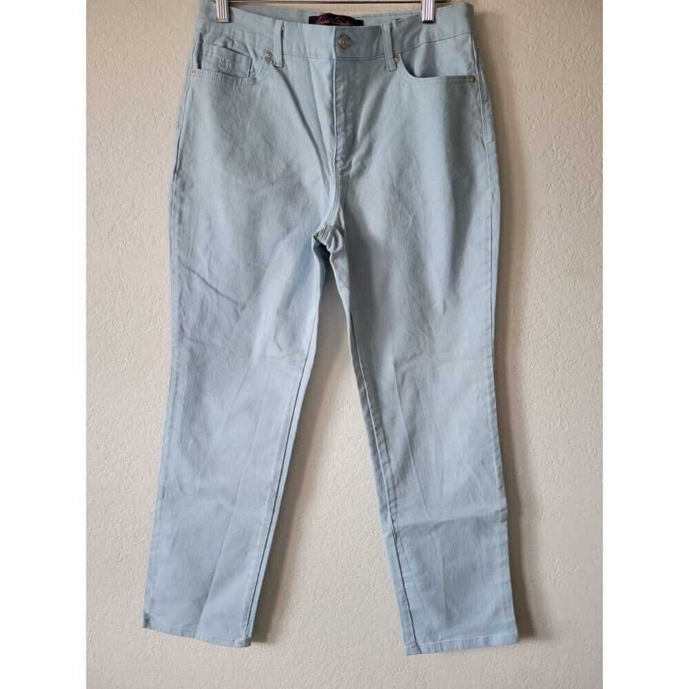 New Gloria Vanderbilt Amanda Women's Jeans size 10 Light Blue  & Cotton - Picture 3 of 13